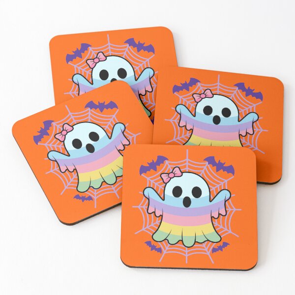 Item preview, Ghost Halloween Cute Kawaii Spiderweb Spooky designed and sold by styleonestaa.