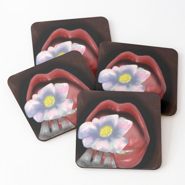 Item preview, Crimson Bite | Surreal Dark Floral designed and sold by Pulse-Mxfort.