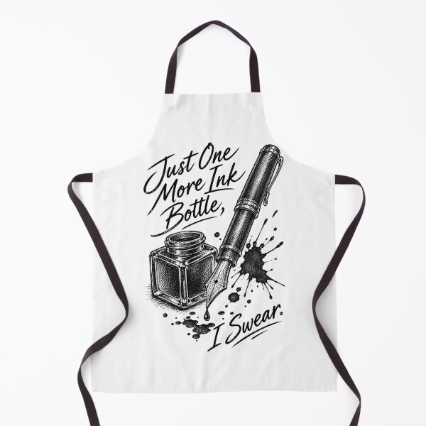 Item preview, Just One More Ink Bottle I Swear Fountain Pen Art designed and sold by CrazySzoopWorld.