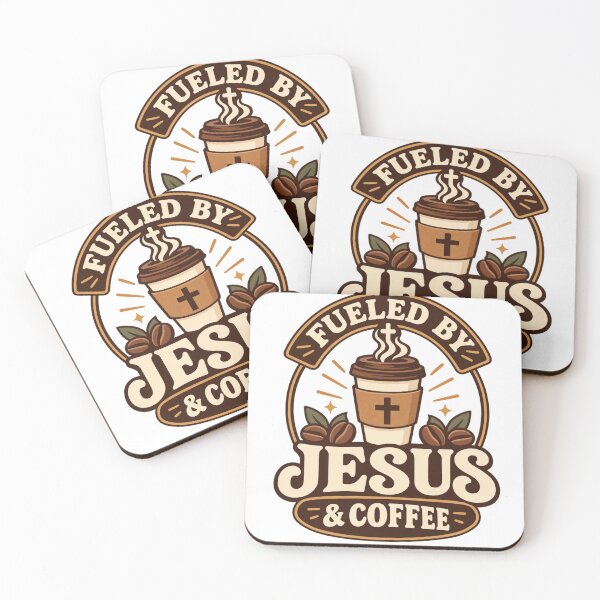 Item preview,  Fueled by Jesus and Coffee – Christian Coffee Lover  designed and sold by Obinne.