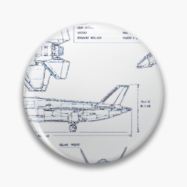 Item preview, F35 Fighter Jet Blueprint Plane for Kids Boys Men designed and sold by weirdcountry.