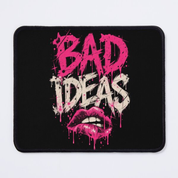 Item preview, Bad Decisions – Minimal Pink Punk Typography designed and sold by MetaModel Editions.