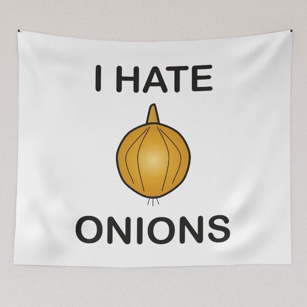 Item preview, I Hate Onions - Funny Picky Eater Gift designed and sold by I HATE IT!.
