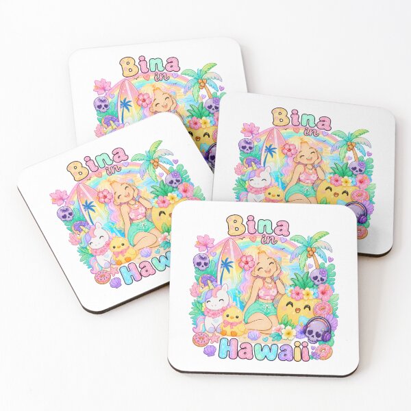 Item preview, Bina Name Hawaii Beach Vacation Creepy Cute Aesthetic designed and sold by TheChalkyFox.