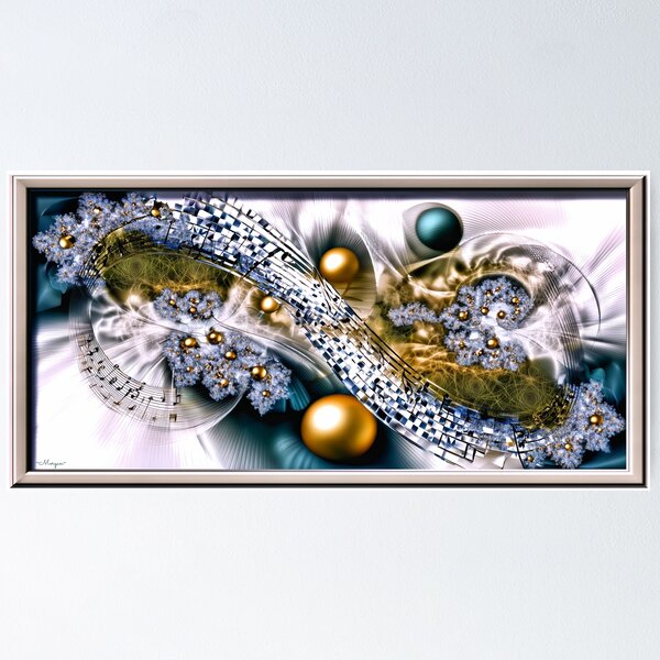 Item preview, Music Abstract Wall Art designed and sold by Dream Mythos Studios.