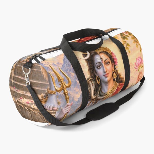 Item preview, Ardhanarishvara Shiva Parvati Divine Unity Devotional Art designed and sold by Homyar.