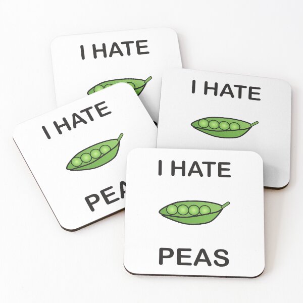 Item preview, I Hate Peas - Funny Picky Eater Gift designed and sold by I HATE IT!.