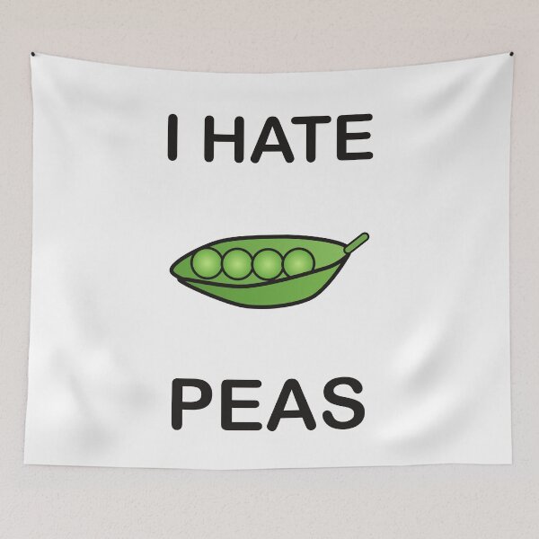 Item preview, I Hate Peas - Funny Picky Eater Gift designed and sold by I HATE IT!.