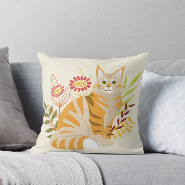 Item preview, Ginger Maine Coon Cat designed and sold by IvysCreativityHouse.