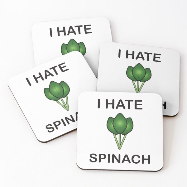 Item preview, I Hate Spinach - Funny Picky Eater Gift designed and sold by I HATE IT!.