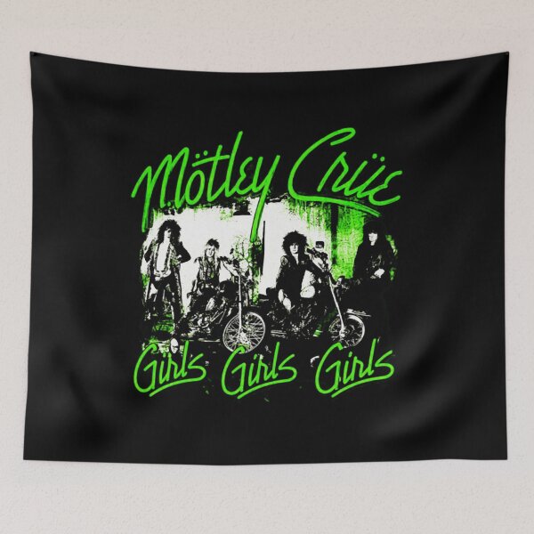 Item preview, Motley Crue Green and White Typography designed and sold by bindrimtog66.