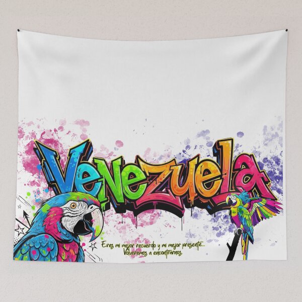 Item preview, We Will Meet Again - Venezuela, Macaws and Urban Art designed and sold by keythxctrs.