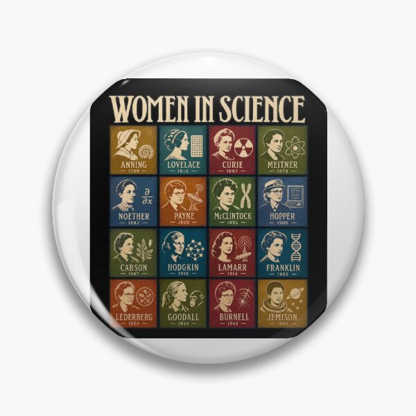 Item preview, Women in science vintage grid poster designed and sold by Jyoti  Rajput.