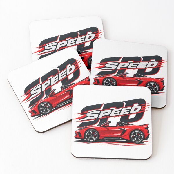 Item preview, Speed Red Sports Car Racing designed and sold by Zenith-Co.