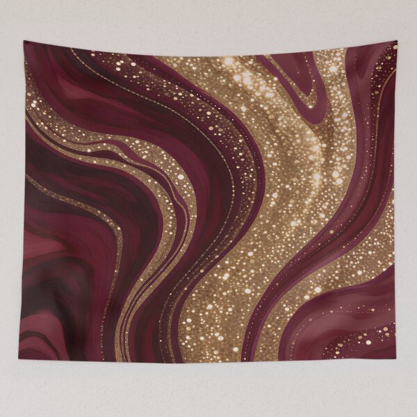 Item preview, Trendy Luxury Gold Burgundy Collection designed and sold by TrendyDesigne412.