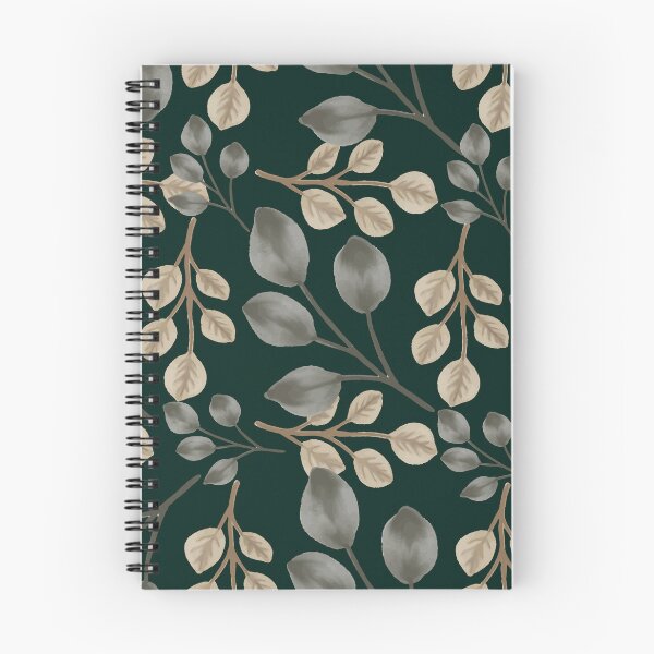 Item preview, Eucalyptus Leaves Dark Green Seamless Pattern designed and sold by ​Jyoti Digital Artist.