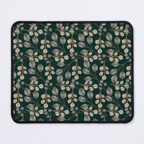 Item preview, Eucalyptus Leaves Dark Green Seamless Pattern designed and sold by Jyoti Digital Artist.