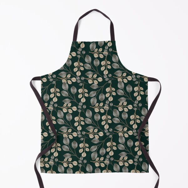 Item preview, Eucalyptus Leaves Dark Green Seamless Pattern designed and sold by ​Jyoti Digital Artist.