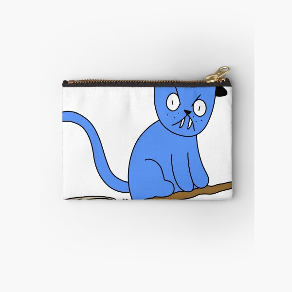 Item preview, Mean Cat Broomstick Witch - blue designed and sold by motherbrainart.