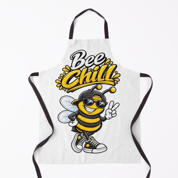 Item preview, Cute Chill Bee – Relaxing Positive Vibes Design designed and sold by Smiling Mood Tees.