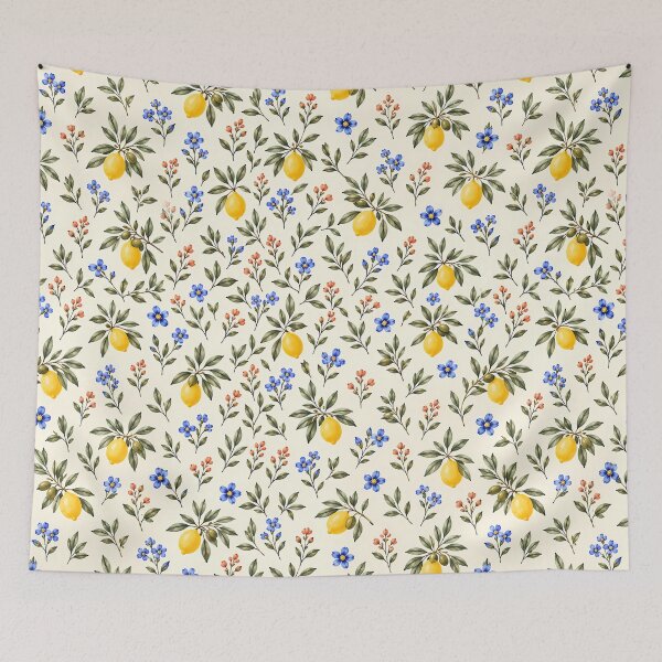 Item preview, Lemon Seamless Tile designed and sold by BLUEFOX05.