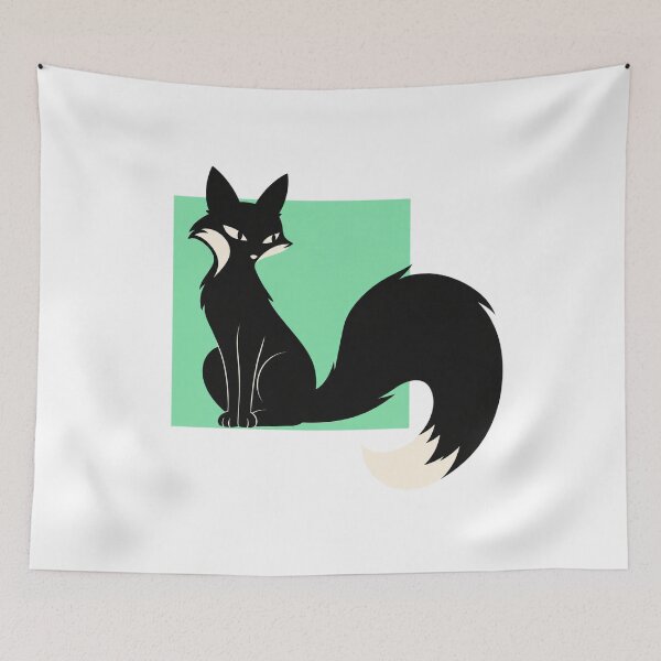 Item preview, Fox with tail out of frame designed and sold by Lazenco.