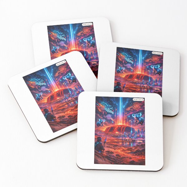 Item preview, Cyberpunk Australia — Neon Outback Nexus designed and sold by synthesisnft.