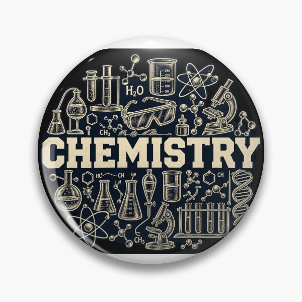 Item preview, Vintage Chemistry Emblem Illustration designed and sold by Jyoti  Rajput.