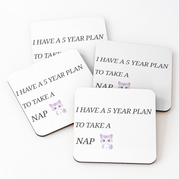 Item preview, I Have A 5 Year Plan To Take A Nap Funny Cat designed and sold by Founderpallavi.