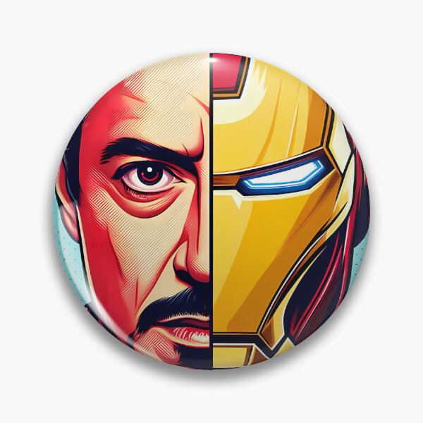 Item preview, Man And Machine - Tony Stark And Iron Man Fusion In Comic Art designed and sold by mightygarhem7.