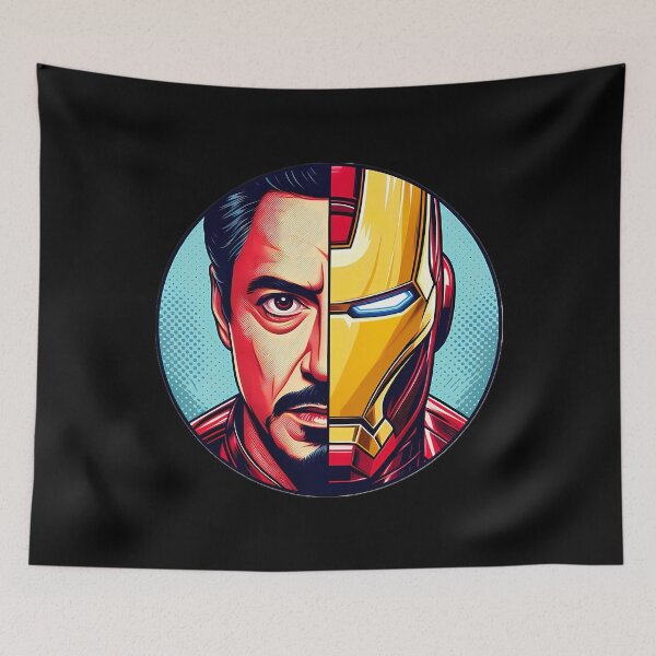 Item preview, Man And Machine - Tony Stark And Iron Man Fusion In Comic Art designed and sold by mightygarhem7.