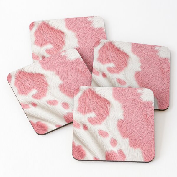 Item preview, Pink Cow Print Faux Fur Texture – Cute Animal Pattern Design designed and sold by EatPrayLive.