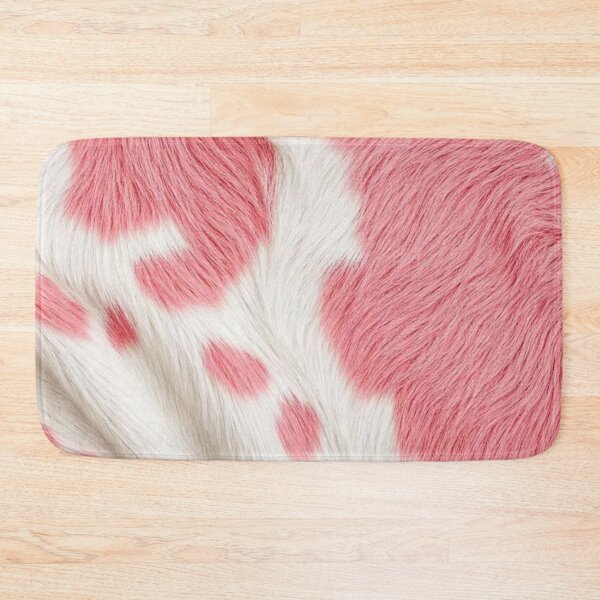 Item preview, Pink Cow Print Faux Fur Texture – Cute Animal Pattern Design designed and sold by EatPrayLive.