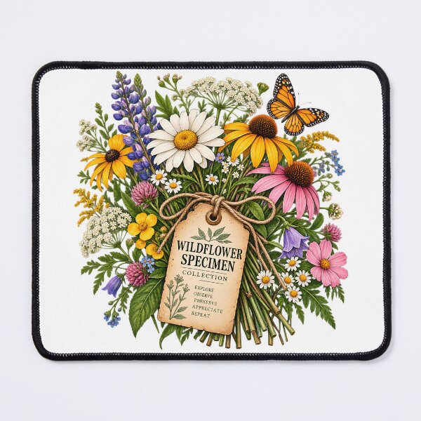 Item preview, Vintage Wildflower Specimen Collection Botanical Art designed and sold by FindYouByZ.