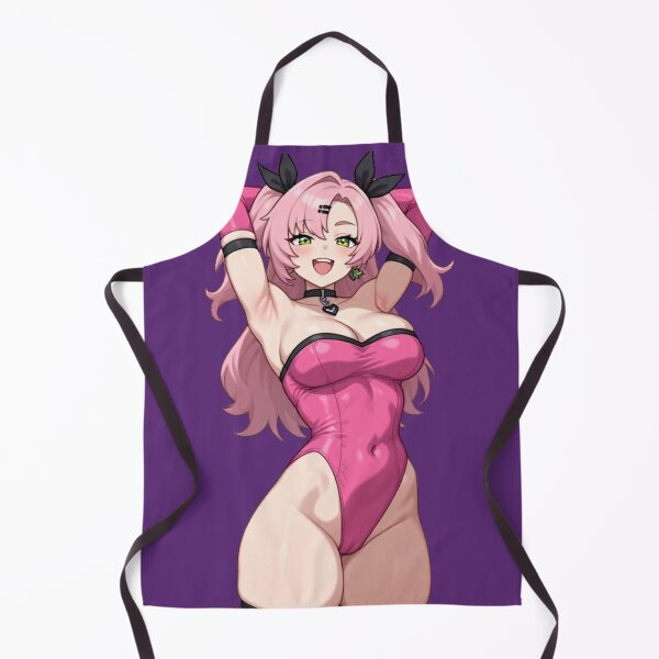 Item preview, Cheerful Pink Hair Anime Girl in Pink Bodysuit Illustration designed and sold by Jimakmo.