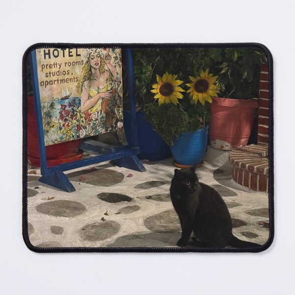 Item preview, Hotel Cat, Greece designed and sold by GeekyGirlsGarb.