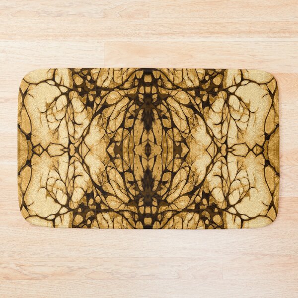 Item preview, Kintsugi inspired Gold Mandala – Elegant Botanical Abstract designed and sold by SulkaCreative.