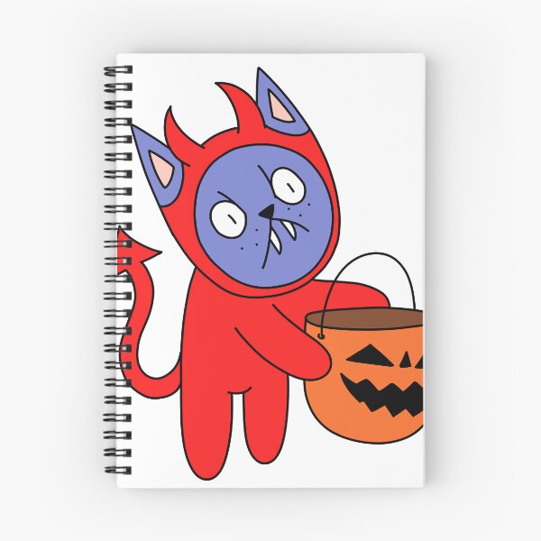 Item preview, trick or treat mean cat - purple designed and sold by motherbrainart.
