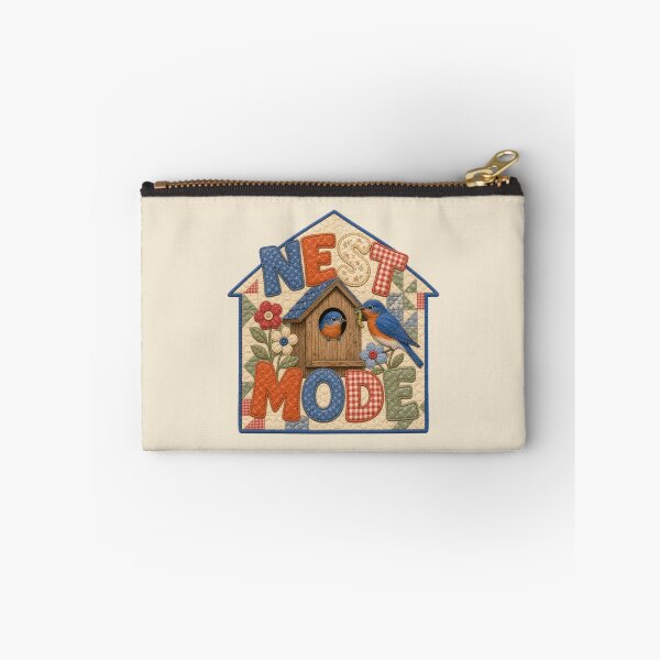 Item preview, Eastern Bluebird Nest Mode Cozy Quilt Nest Box Bird Mom Gift designed and sold by shifumart.