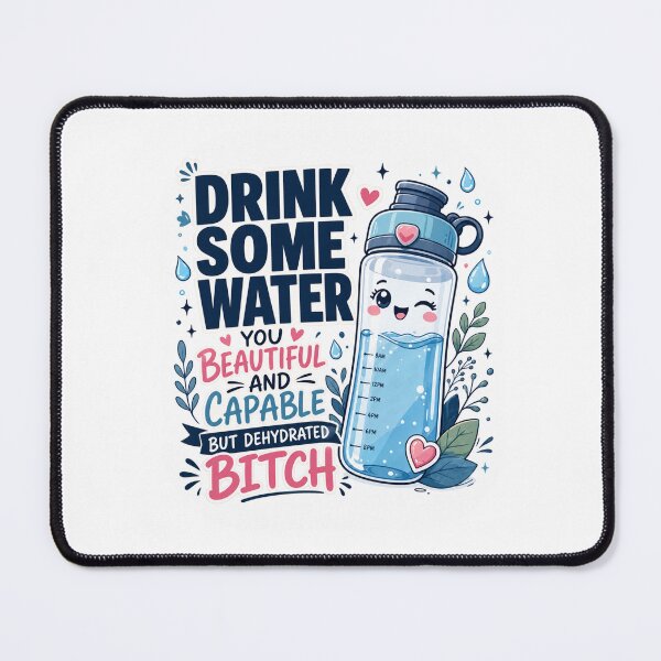 Item preview, Drink Some Water You Beautiful And Capable But Dehydrated Bitch designed and sold by Alt-Art-Digital.