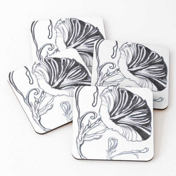 Item preview, A graphic retro-style flower designed and sold by BarbarBC.