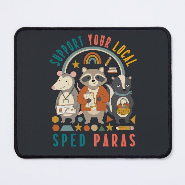 Item preview, Support Your Local SPED Paras Funny Classroom Crew designed and sold by FreshVibe Prints.
