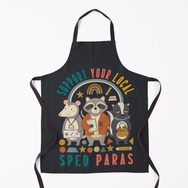 Item preview, Support Your Local SPED Paras Funny Classroom Crew designed and sold by FreshVibe Prints.
