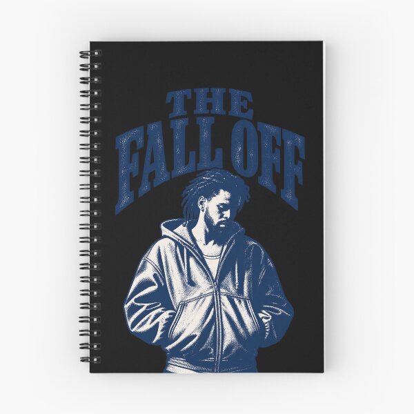 Item preview, The Fall Off J Cole Blue Portrait Hoodie Dreads Looking Down designed and sold by choudane.