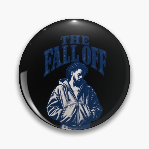 Item preview, The Fall Off J Cole Blue Portrait Hoodie Dreads Looking Down designed and sold by choudane.