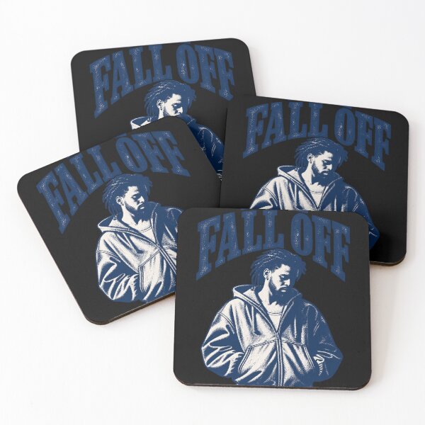 Item preview, The Fall Off J Cole Blue Portrait Hoodie Dreads Looking Down designed and sold by choudane.