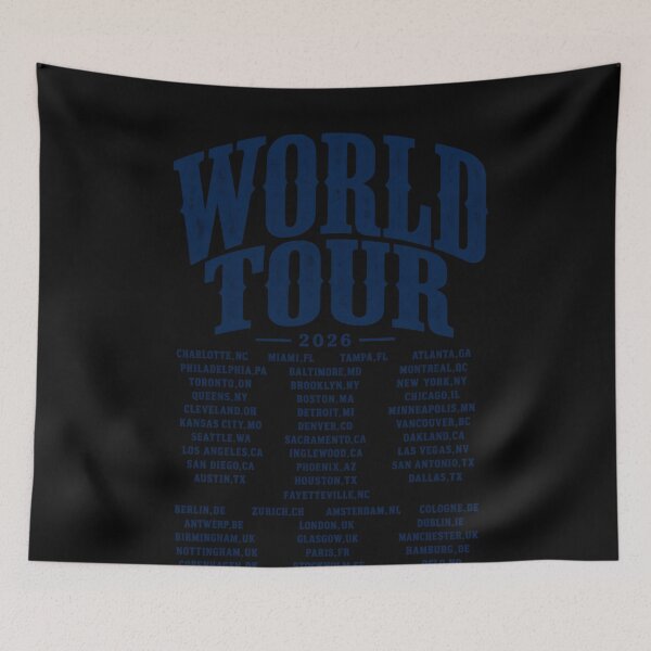 Item preview, World Tour 2026 Full Dates Charlotte Miami Atlanta New York London Paris designed and sold by choudane.