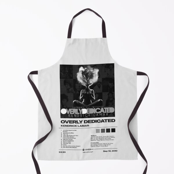 Item preview, Overly Dedicated by Kendrick Lamar - Tracklist Art designed and sold by FourthWall Prints.