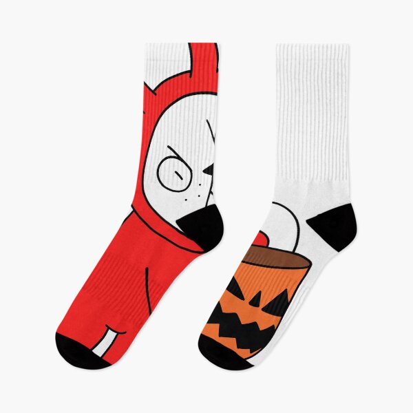 Item preview, trick or treat mean cat - white designed and sold by motherbrainart.