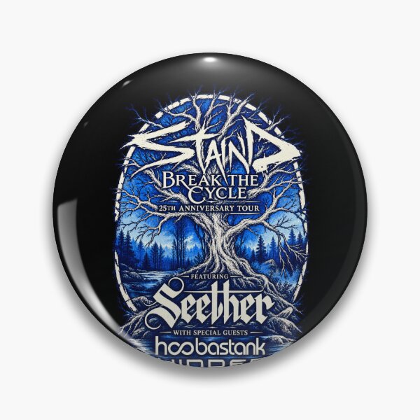 Item preview, Staind Break The Cycle 25th Anniversary Tour Seether Hoobastank Hinder Tree designed and sold by choudane.